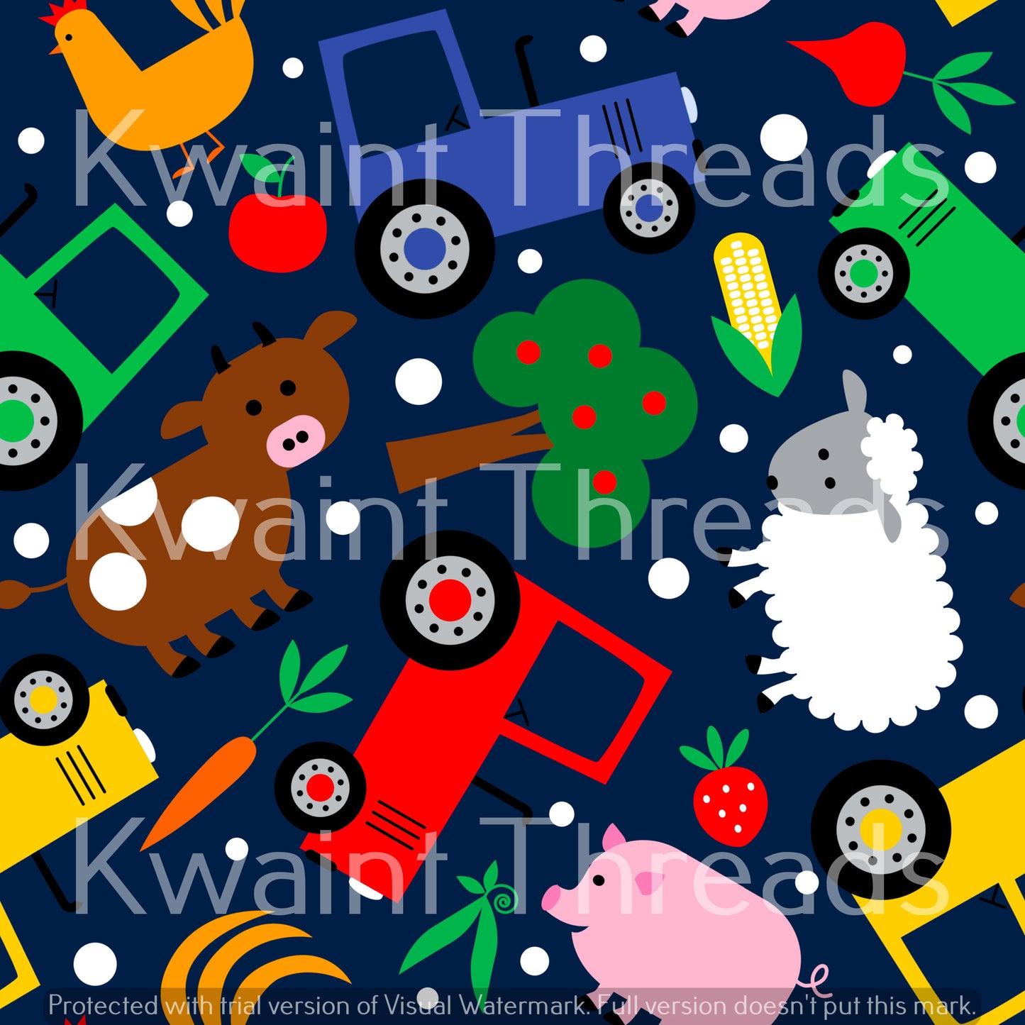 Fabric Mama Farm Yard Jumble Pre order