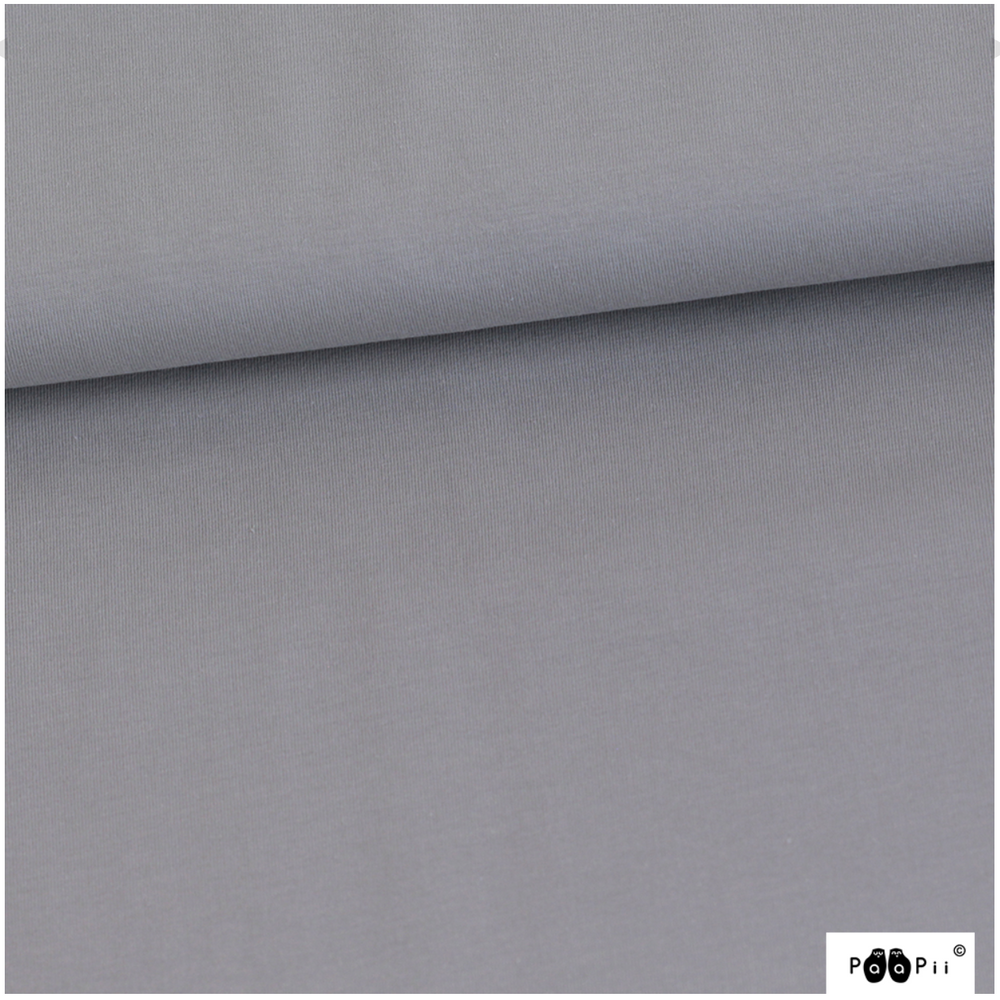 PaaPii Grey Solid Organic French Terry