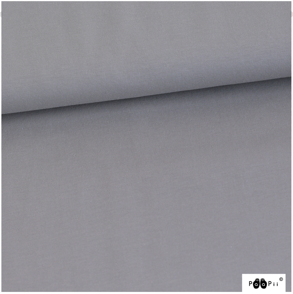 PaaPii Grey Solid Organic French Terry