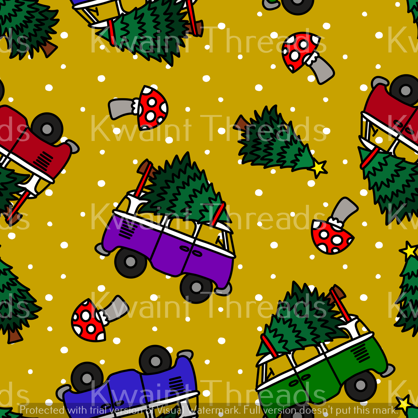 Fabric Mama Festive Foraging Christsmas On Demand Pre Order