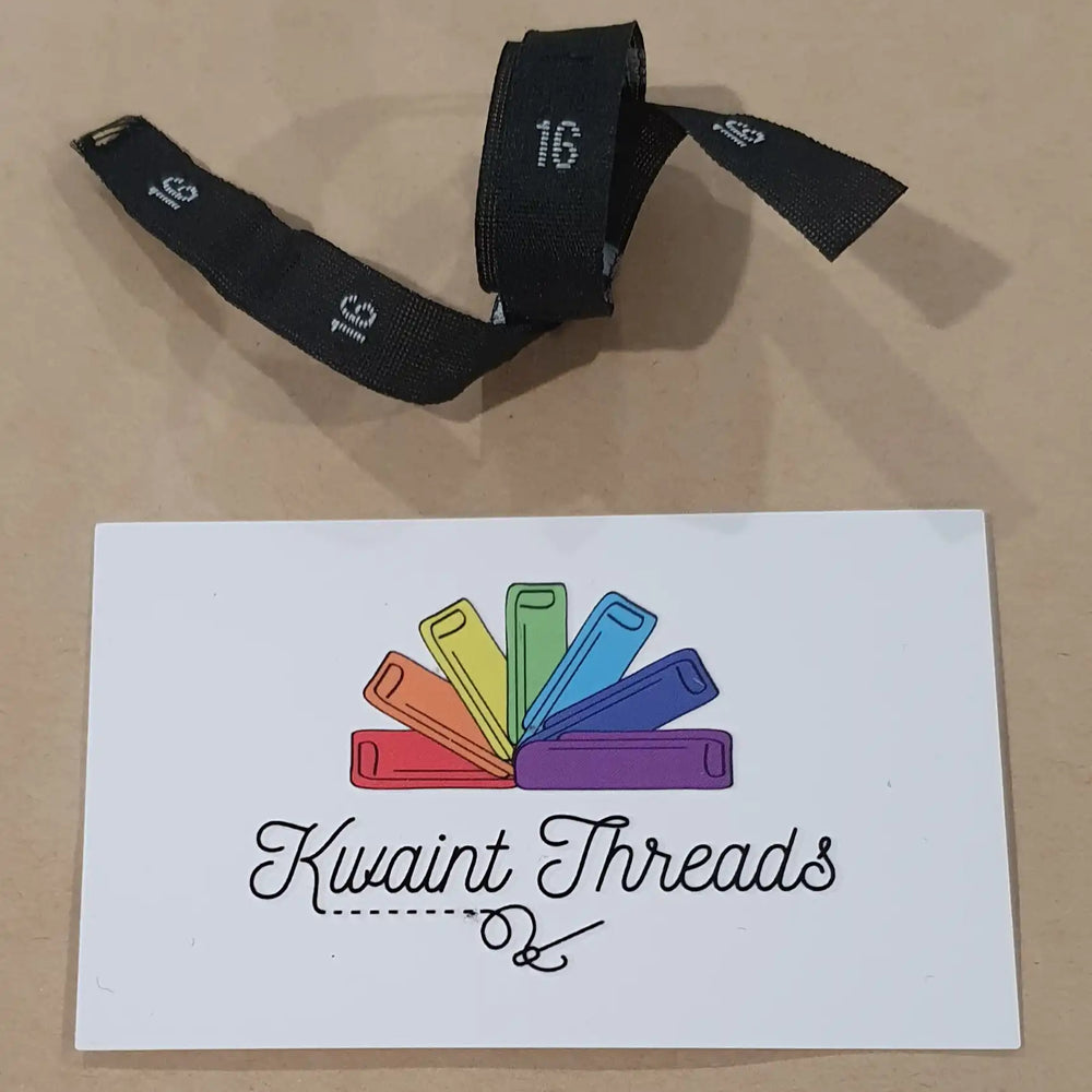 
                      
                        Black Size Labels Sizes 12 to 28 Clothing Tags Sizes Tags
                      
                    