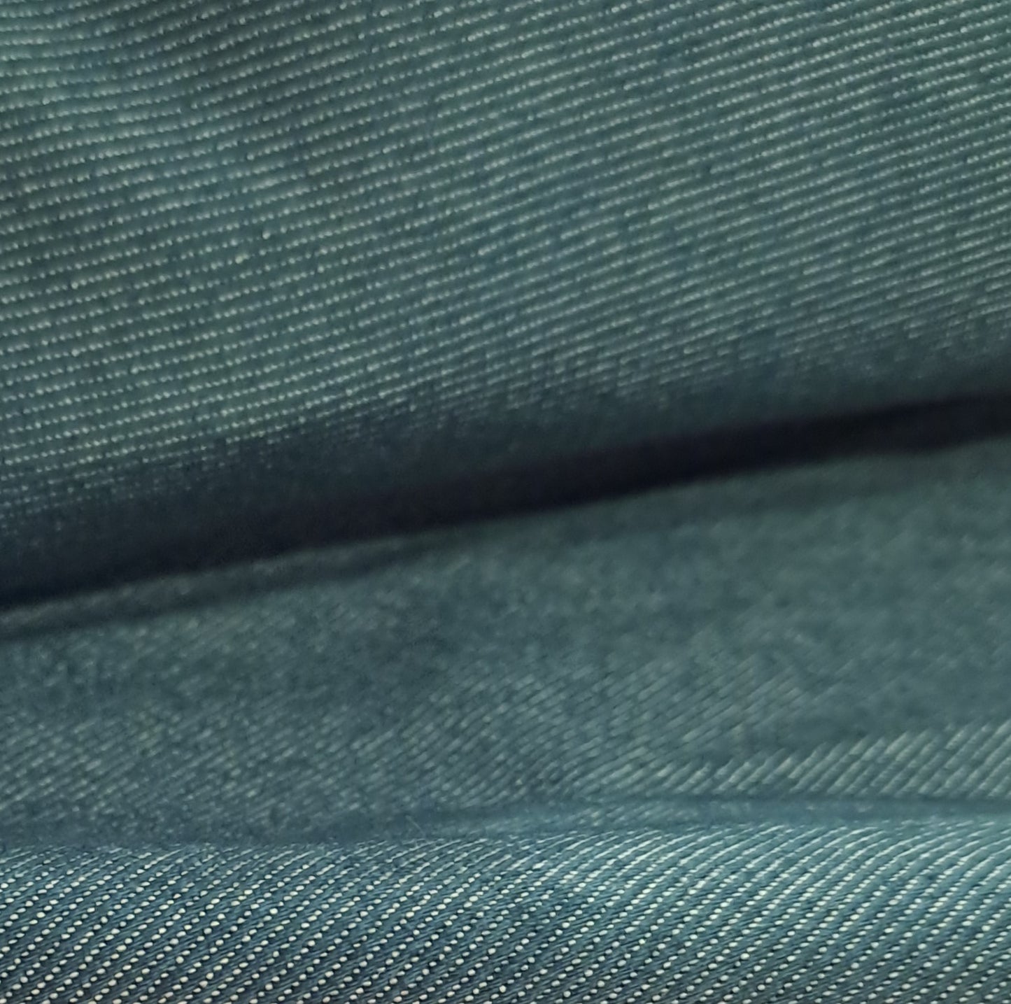 Petrol Blue European Stretch Denim Coloured Denim Fabric