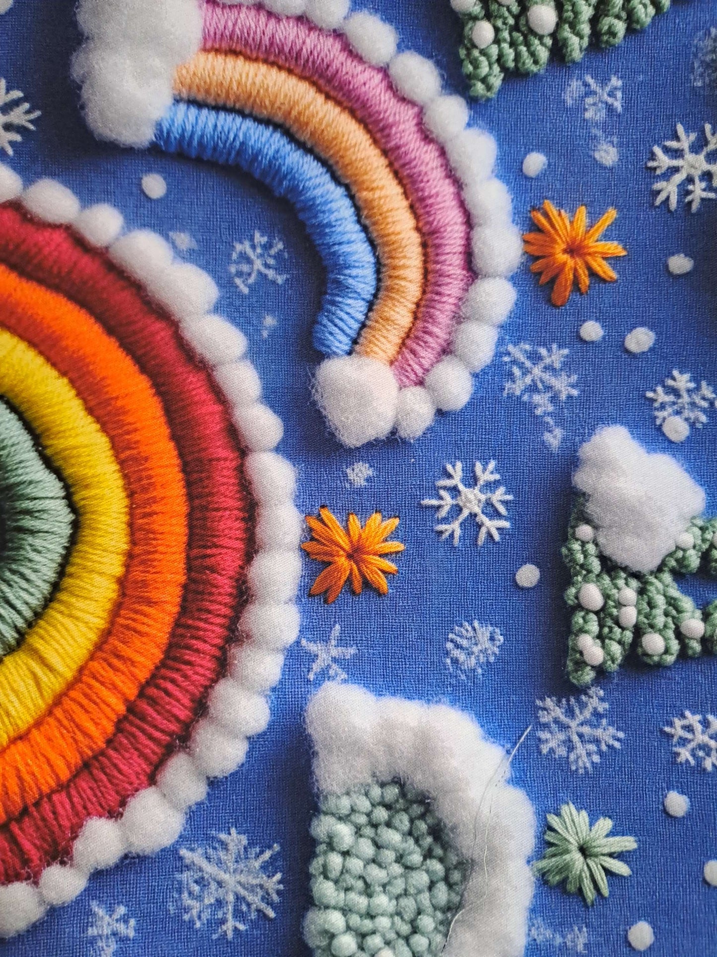 Kwaint Christmas RainbowTwill