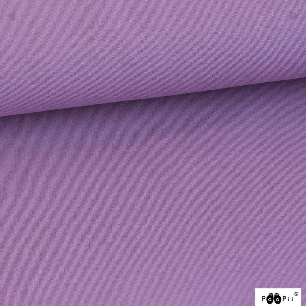 PaaPii Lilac Purple Solid Organic French Terry