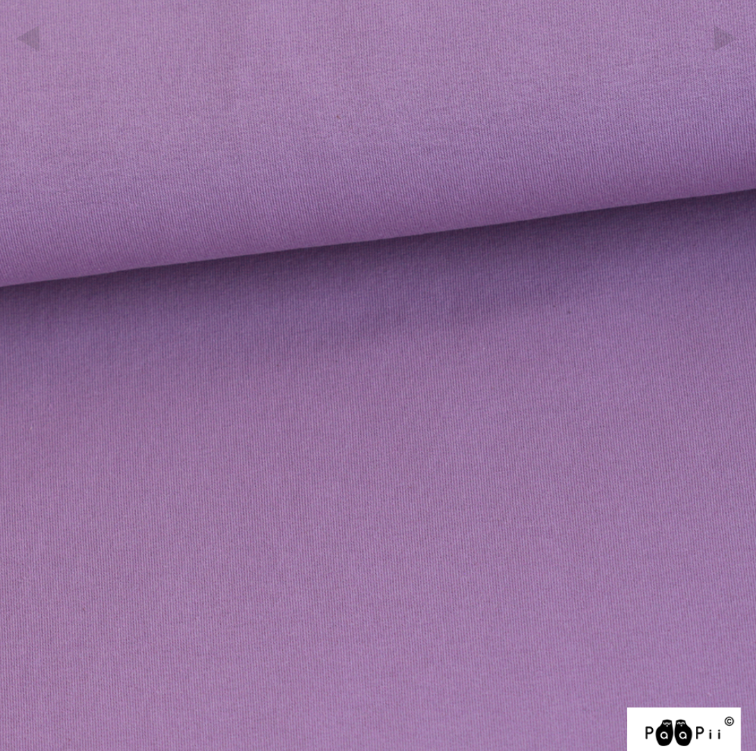 PaaPii Lilac Purple Solid Organic French Terry