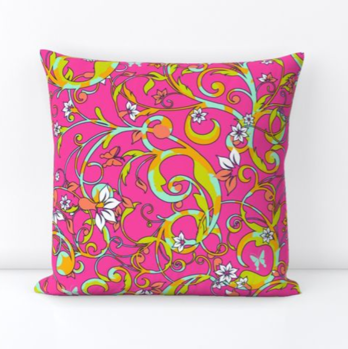 Magikel Spring Filagree Pink Artist Print Pre Order