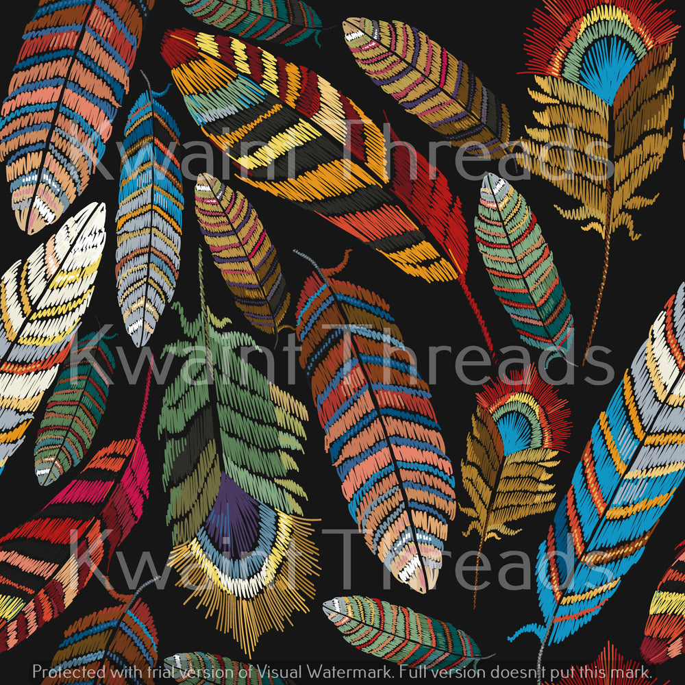 Kwaint Embroidery Feathers Pre order