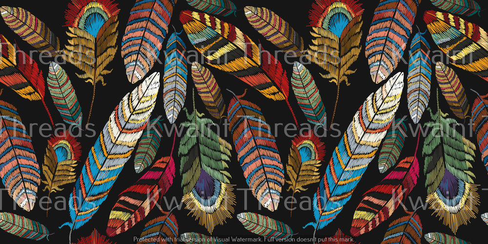 Kwaint Embroidery Feathers Pre order