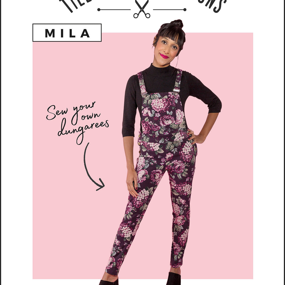 Mila Dungarees by Tilly and the Buttons