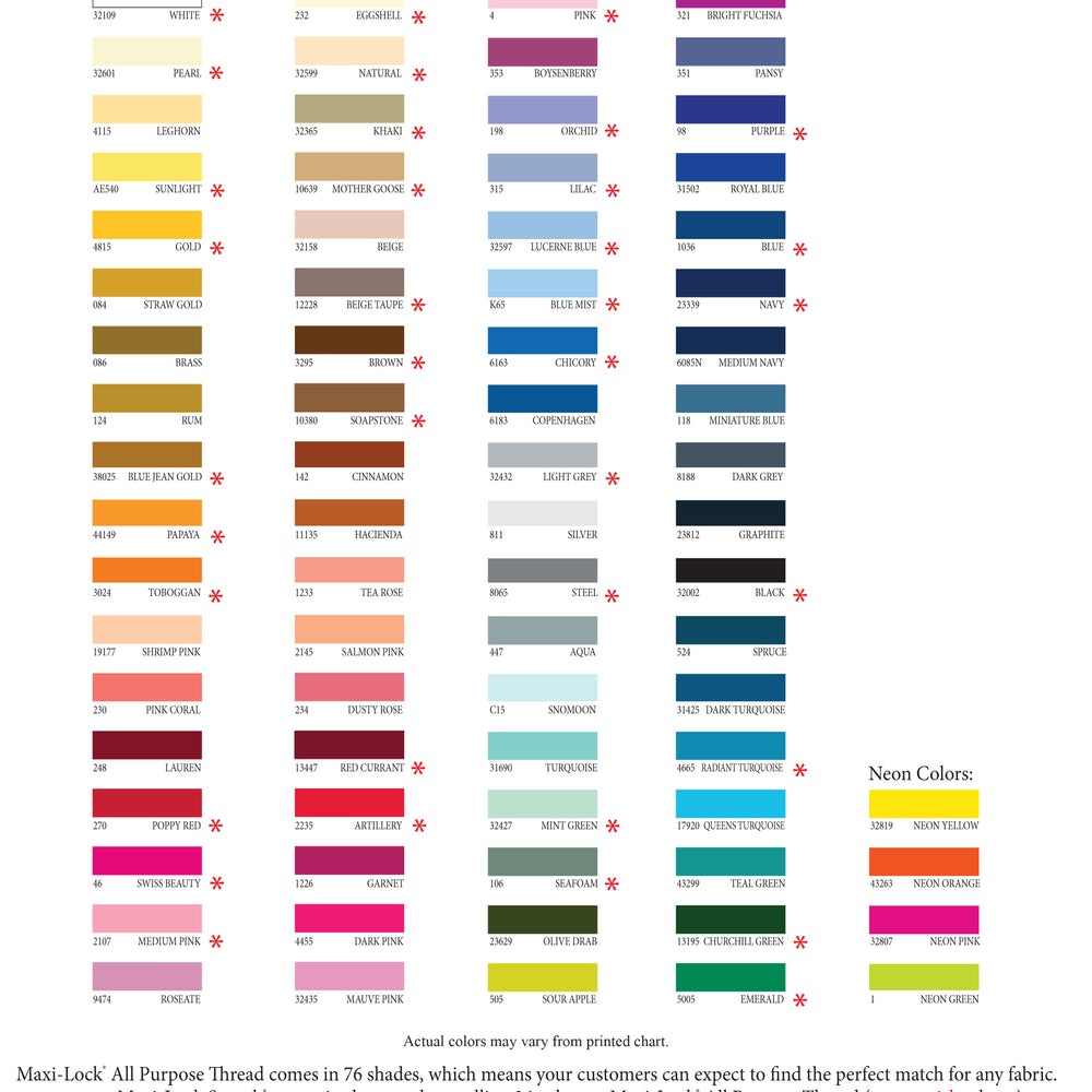 
                      
                        Maxi Lock Colour Chart
                      
                    