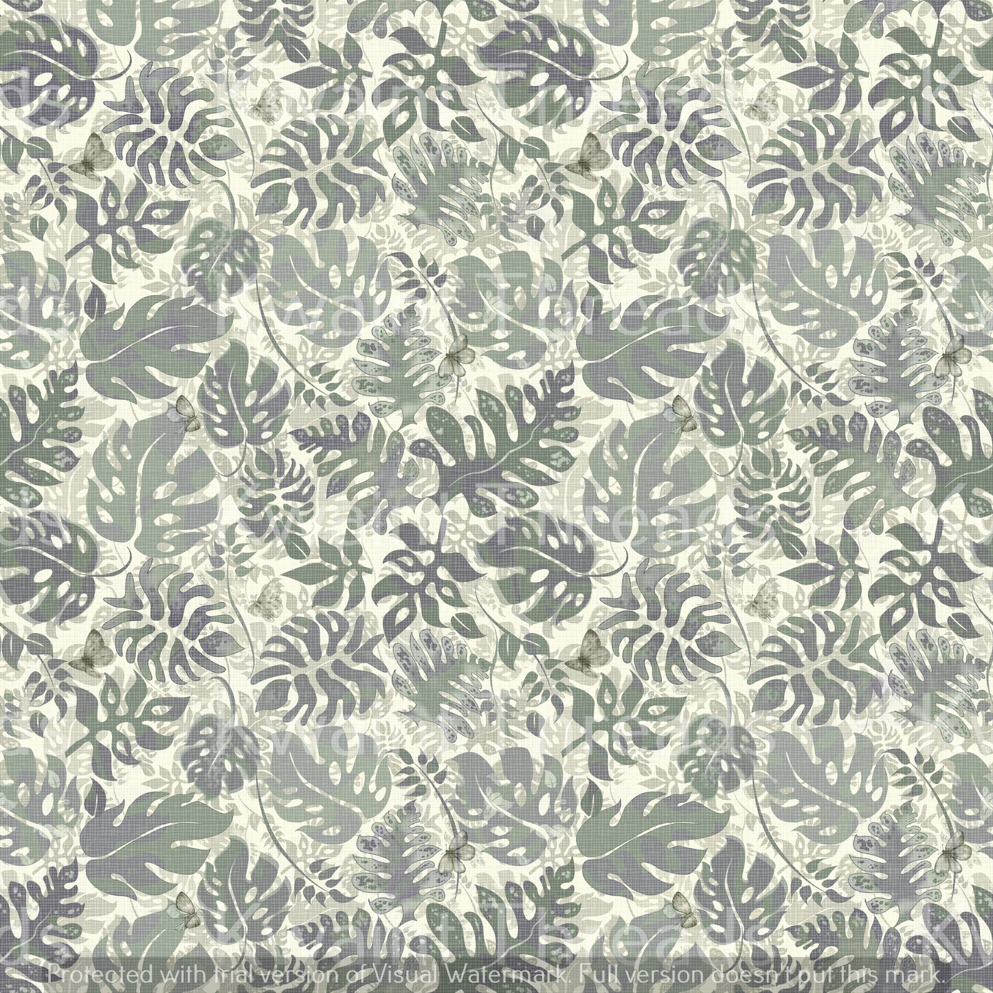 Magikel Big Leafy Silver Grey Tonal Artist Print Pre Order