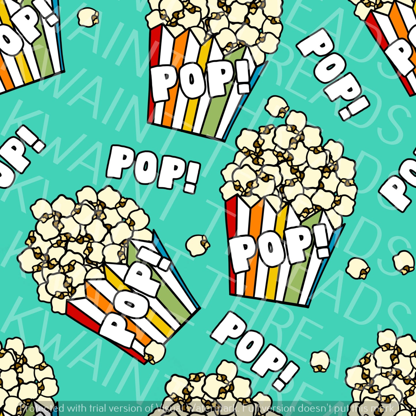 Fabric Mama Pop Pop Popcorn Fabric On Demand Pre Order