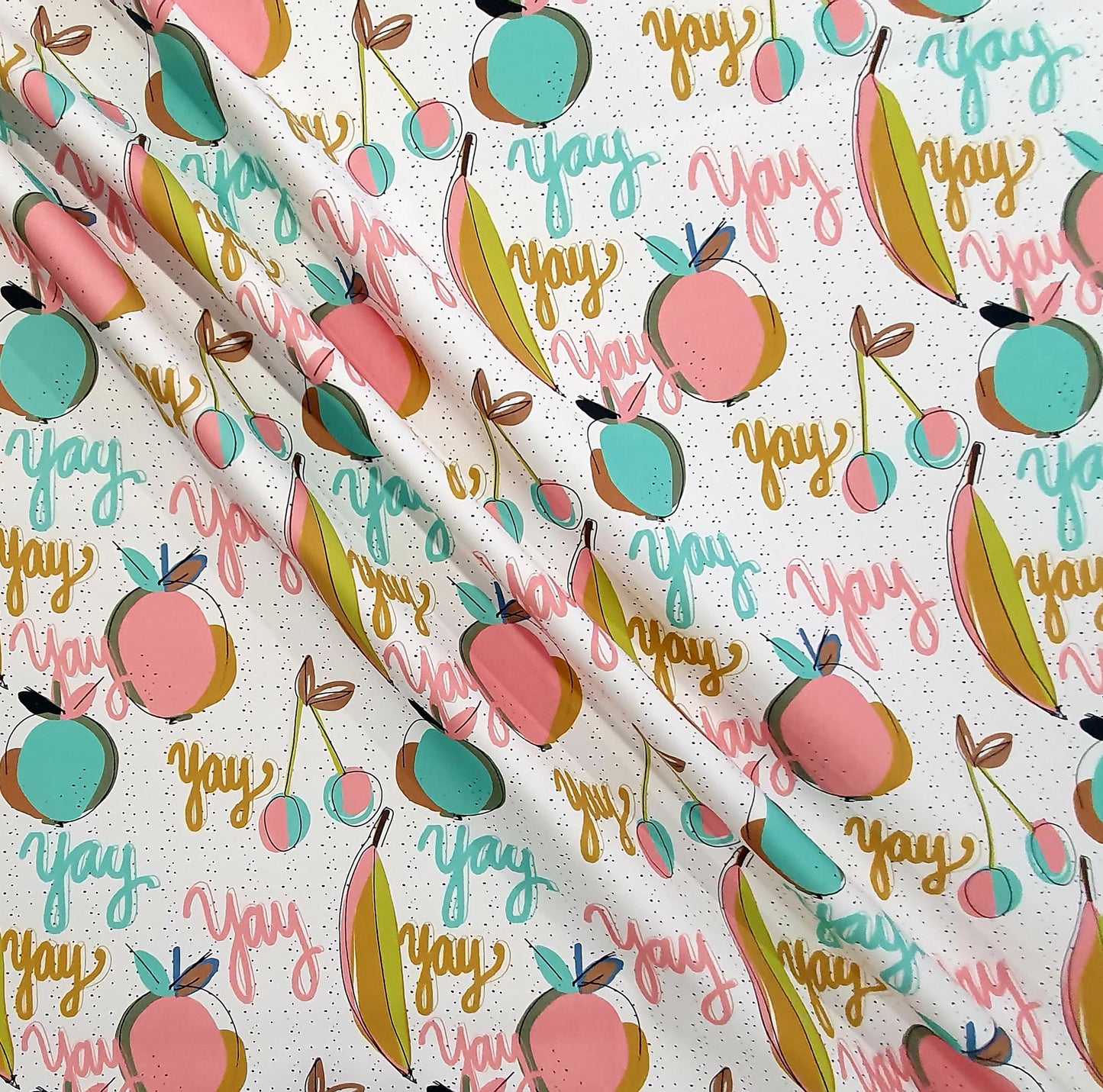 Lillestoff Yay Yay Yay Fruit Organic 100% Cotton Woven Fabric Cotton Canvas