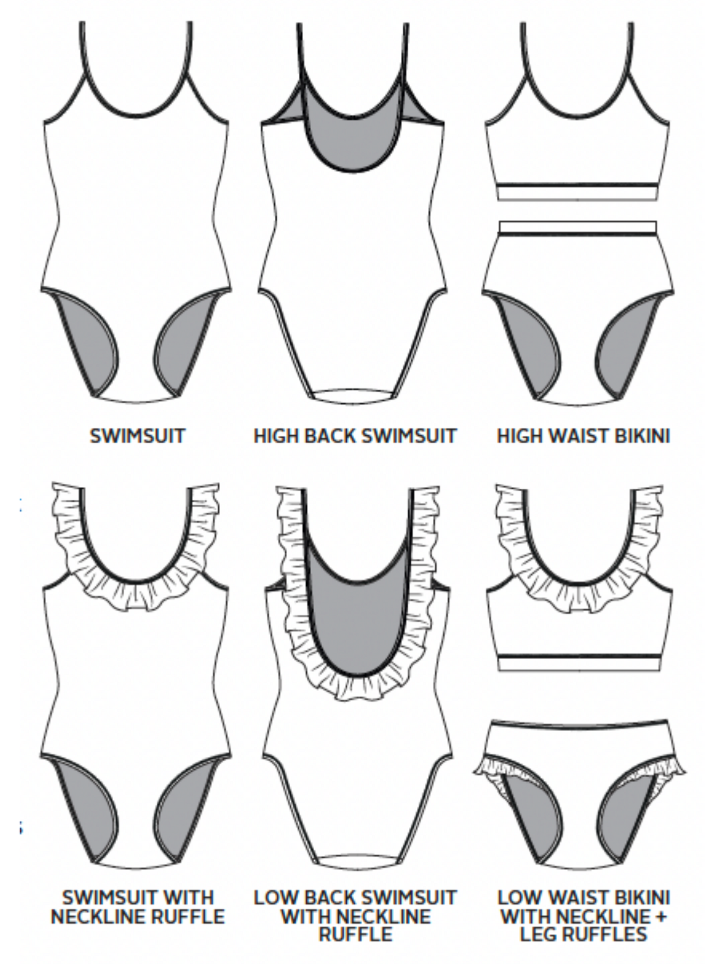 Coralie Swim Suit by Tilly and the Buttons