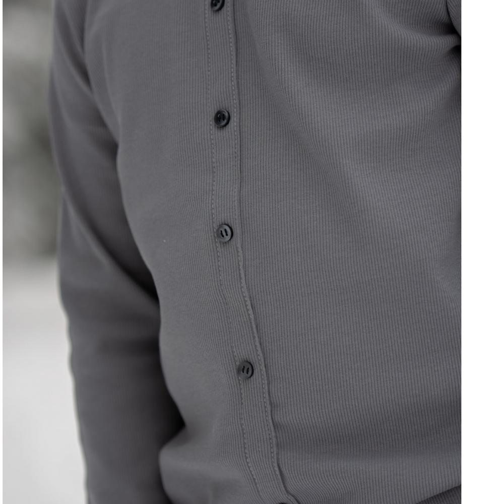 
                      
                        Lillestoff Grey Ribbed Jersey Light Knitted Jersey
                      
                    