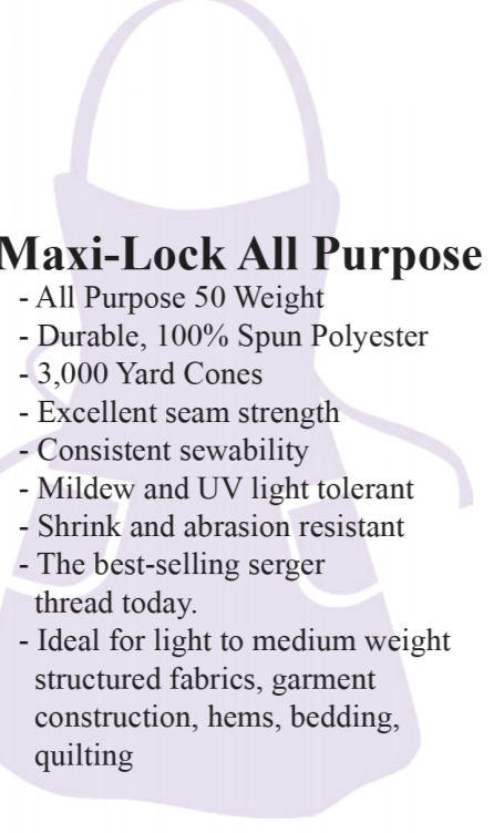 Turquoise Maxi Lock All Purpose Thread – Kwaint Threads