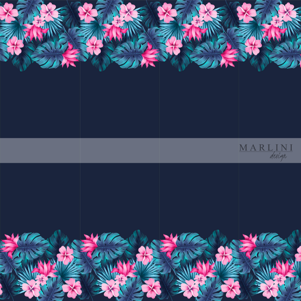 
                      
                        Marlini Tropical Midnight Border Print
                      
                    