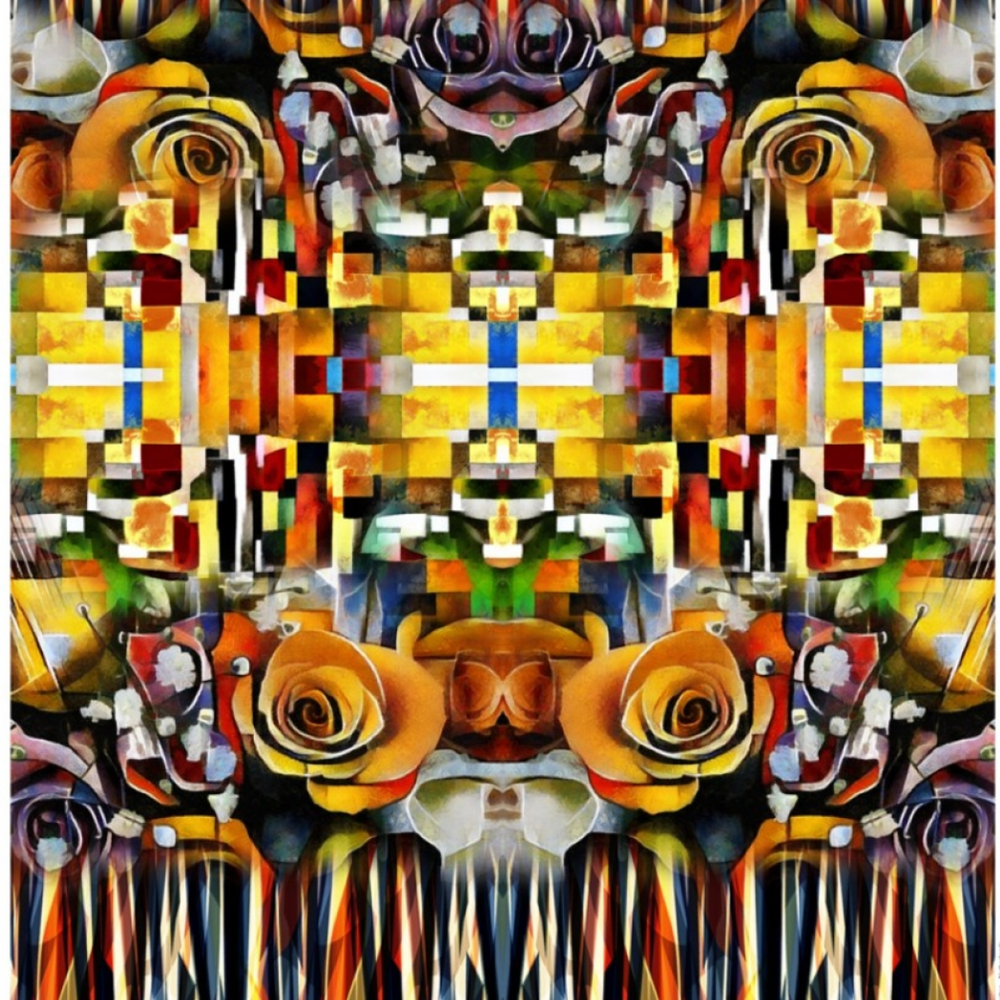 Stenzo Roses Abstract