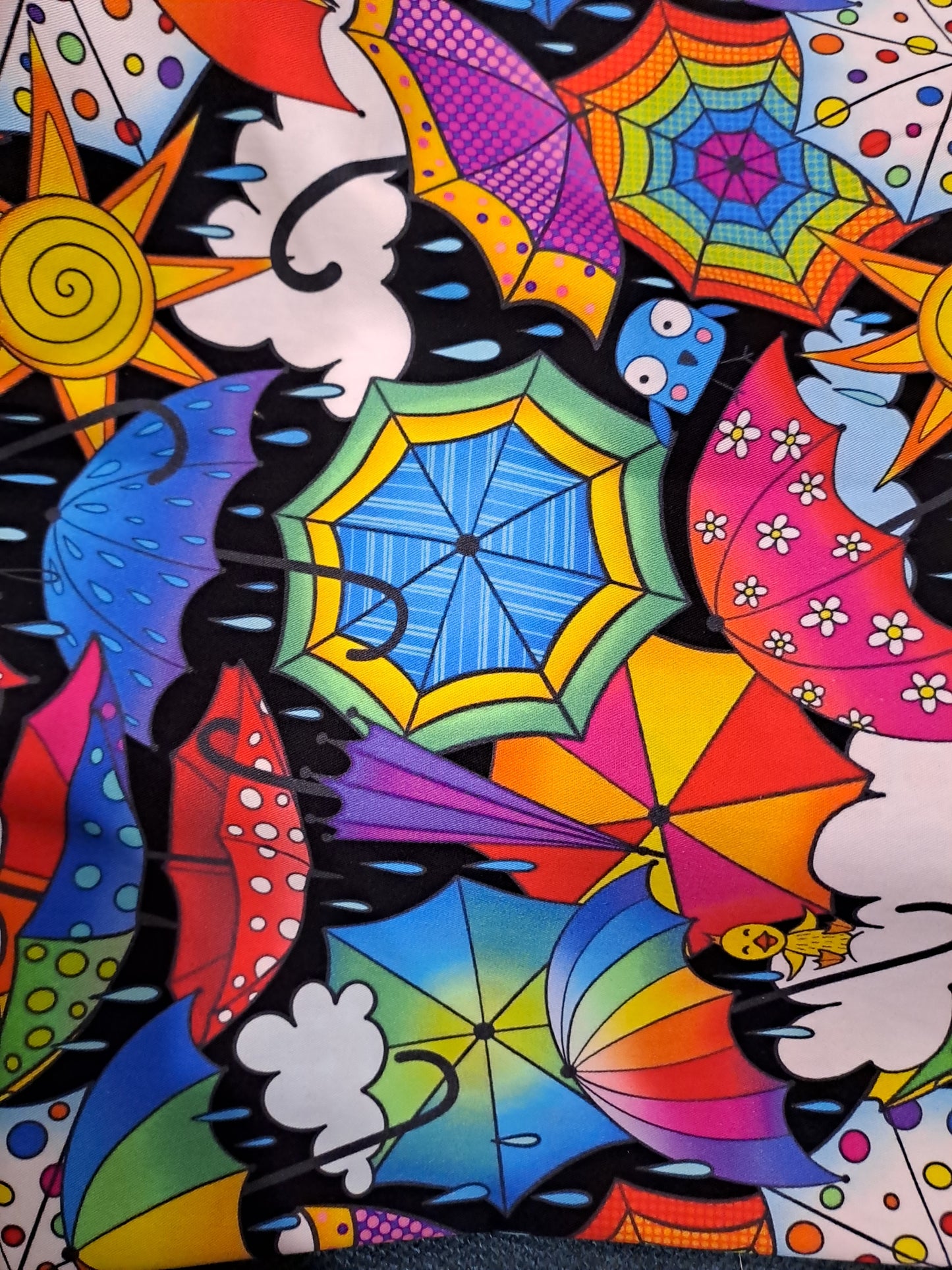 Karly Art Umbrella Jumble 150gsm Twill