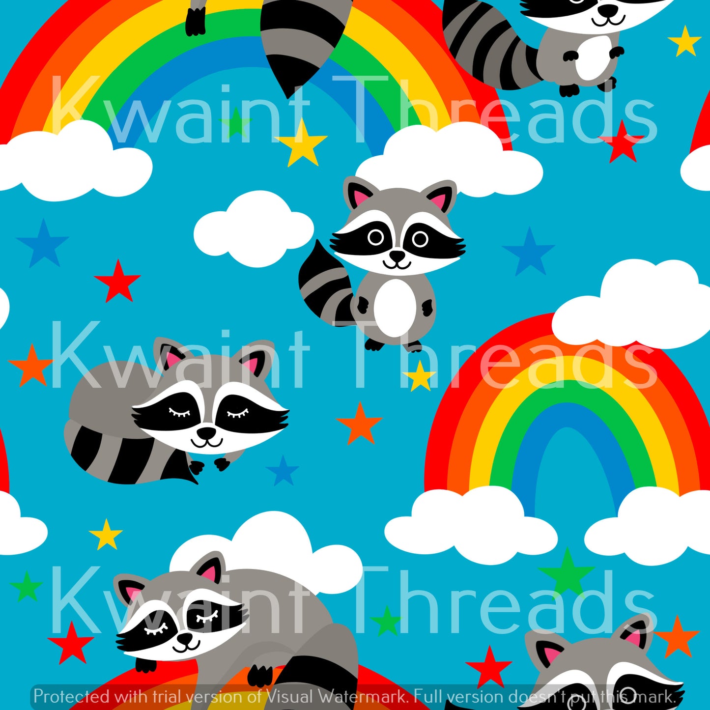 Fabric Mama Raccoons Pre order
