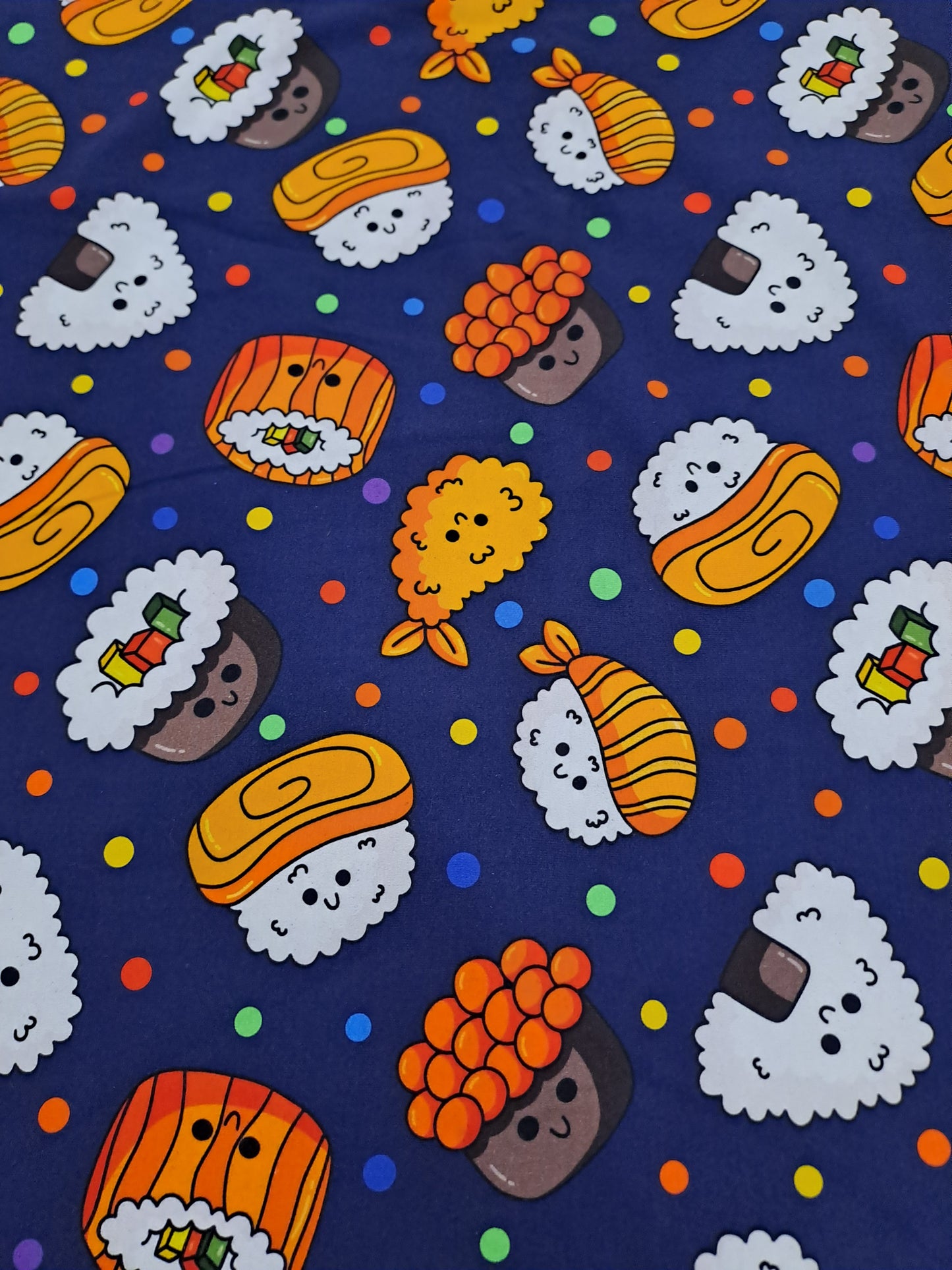 Fabric Mama Sushi 220gsm Cotton Lycra