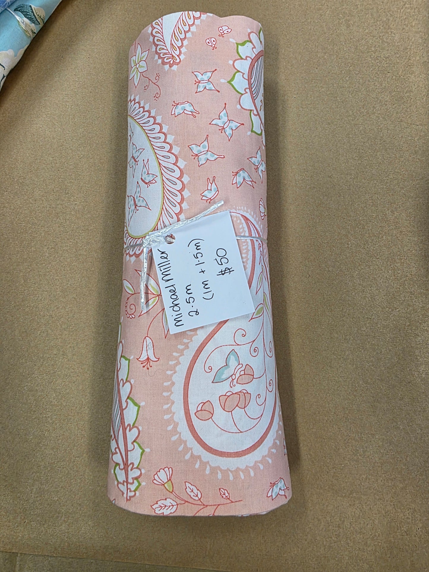 Pink Paisley Fabric Bundle