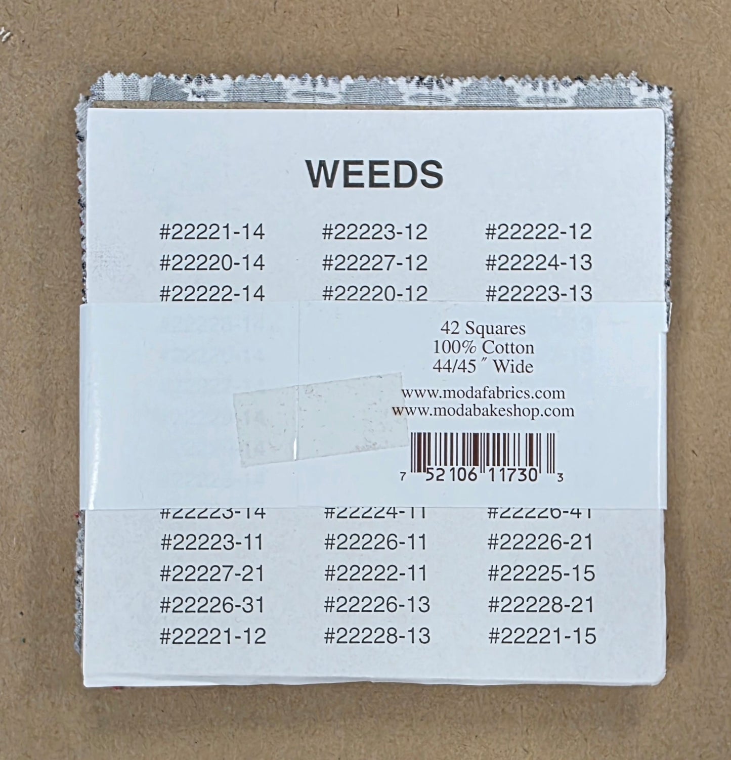 Moda Weeds Charm Pack