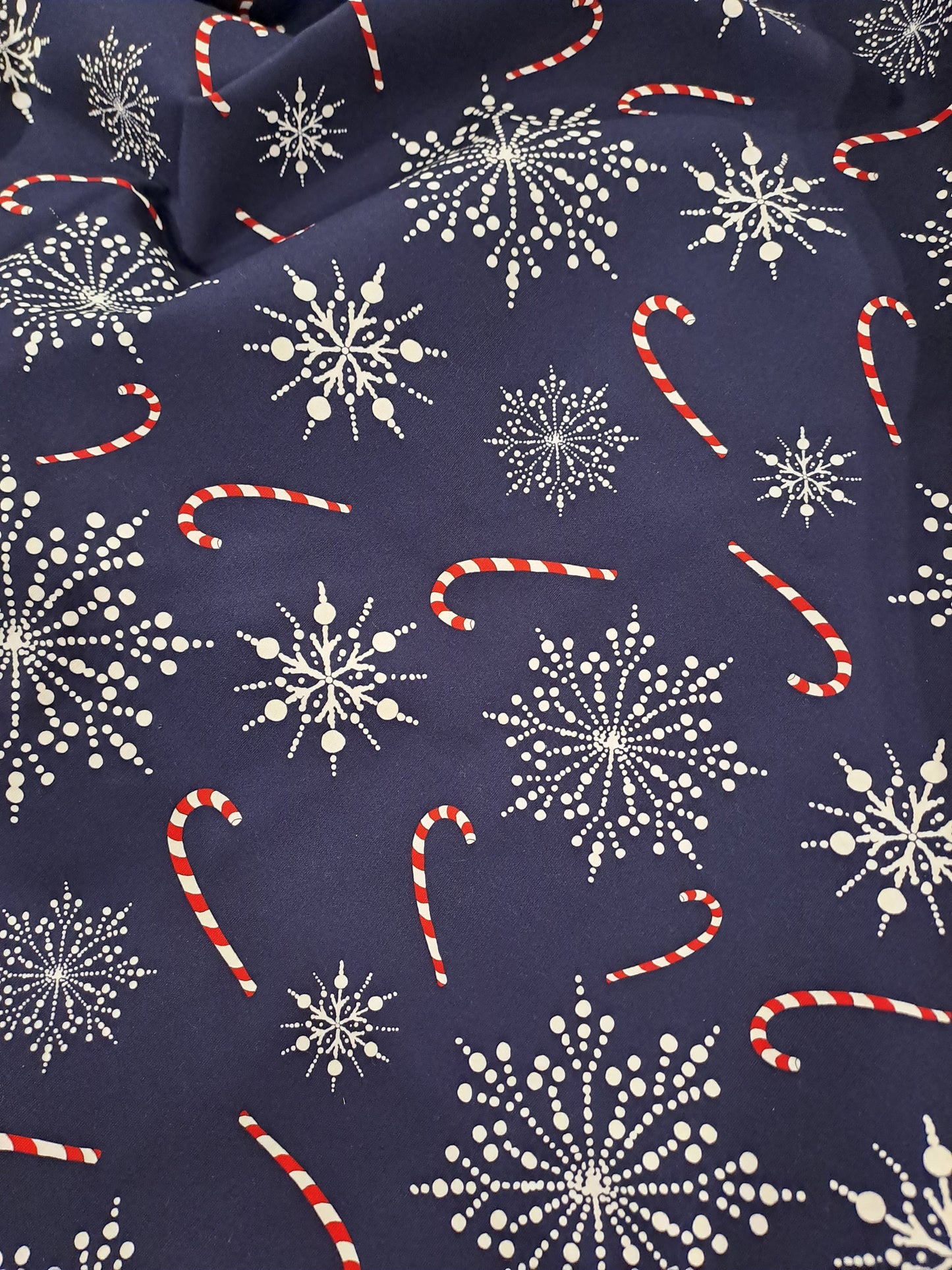 Millars Creek Perisher Candy Navy 250gsm Cotton Canvas