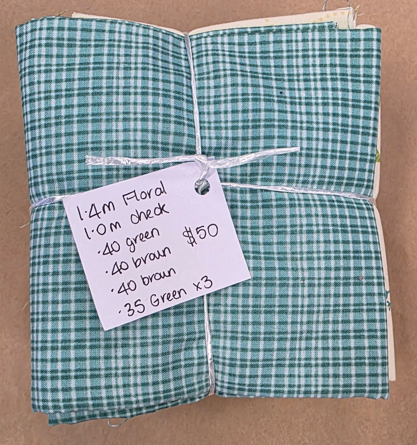 Check Bundle of Fabric