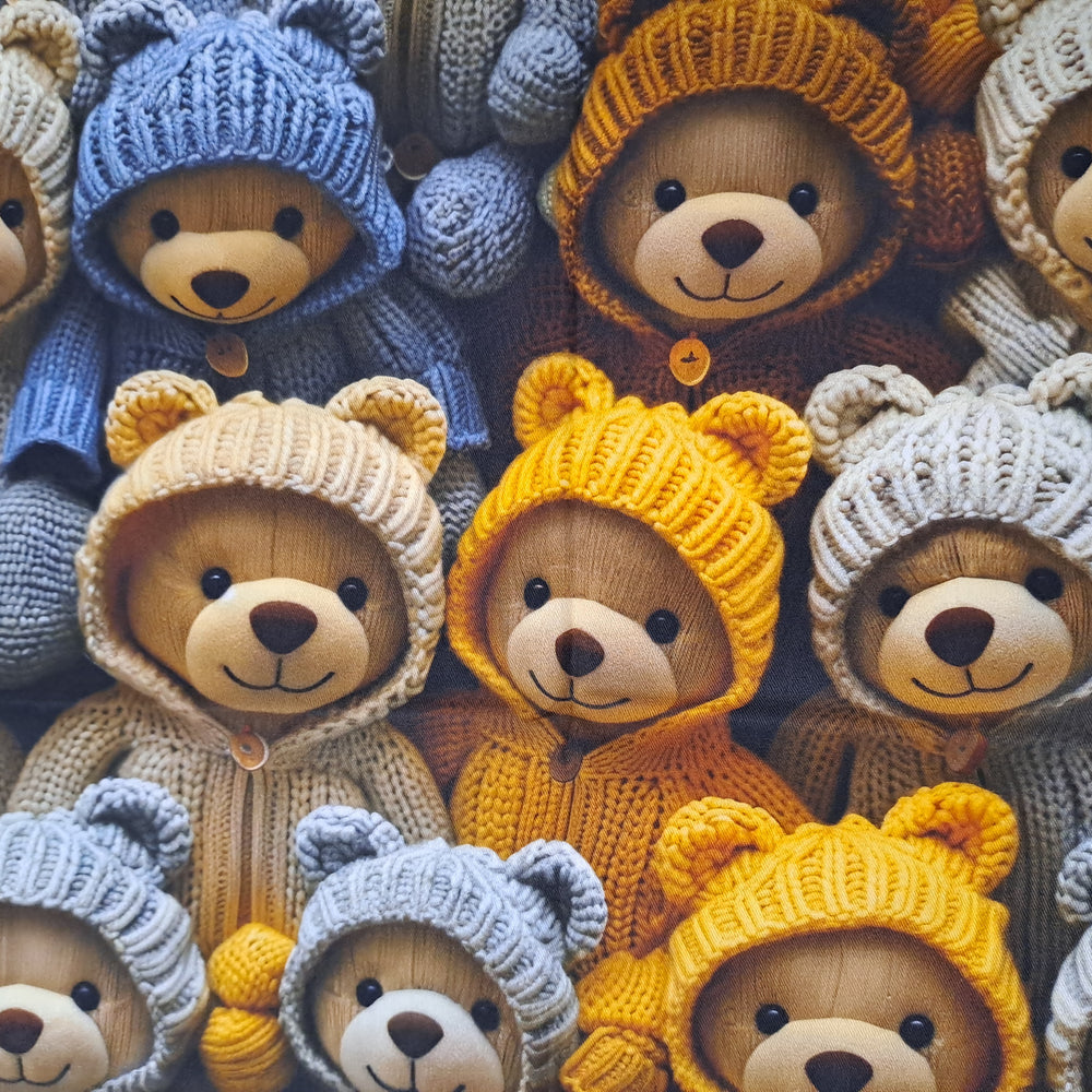 Kwaint Teddy Bears 3D 150gsm Twill