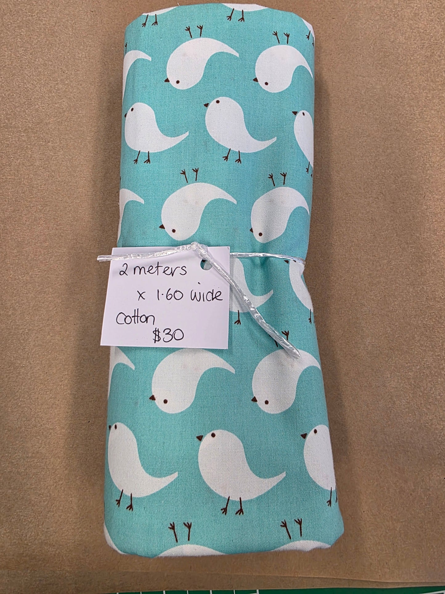 Birds Teal Fabric Bundle
