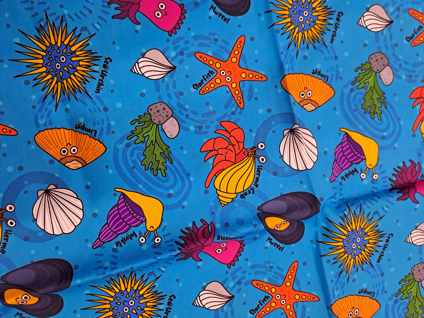 Fabric Mama Rockpooling 150gsm Twill