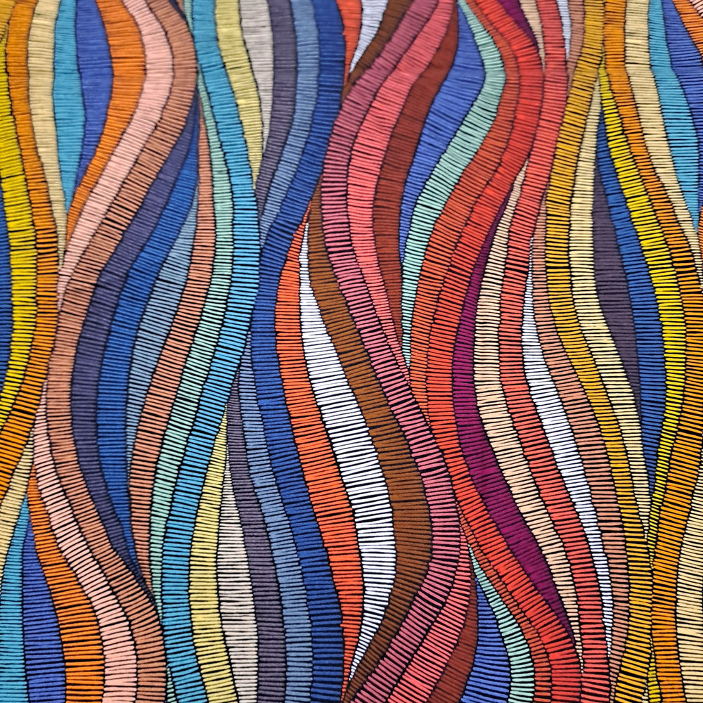 Kwaint Embroidery Waves French Terry