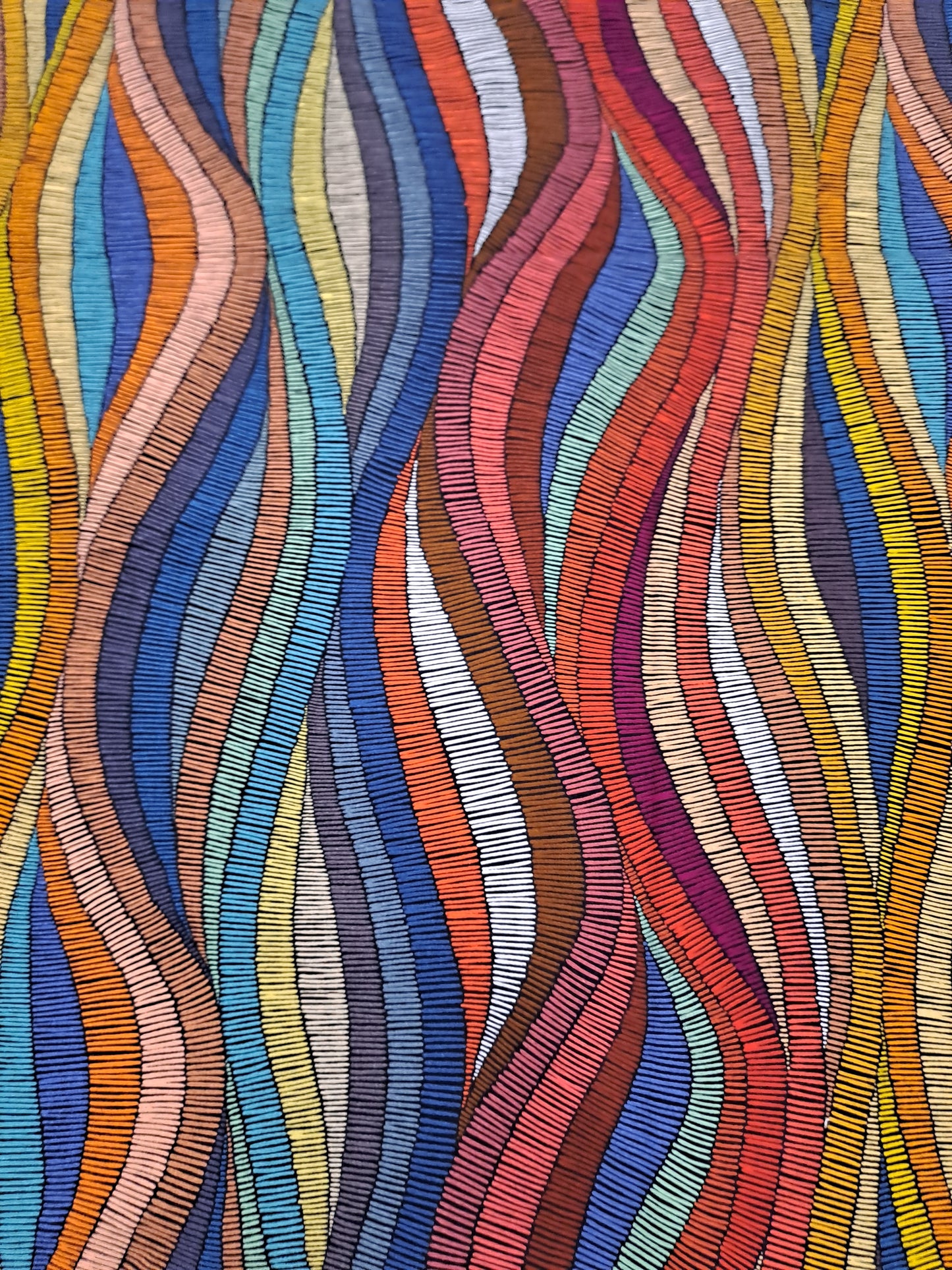 Kwaint Embroidery Waves French Terry
