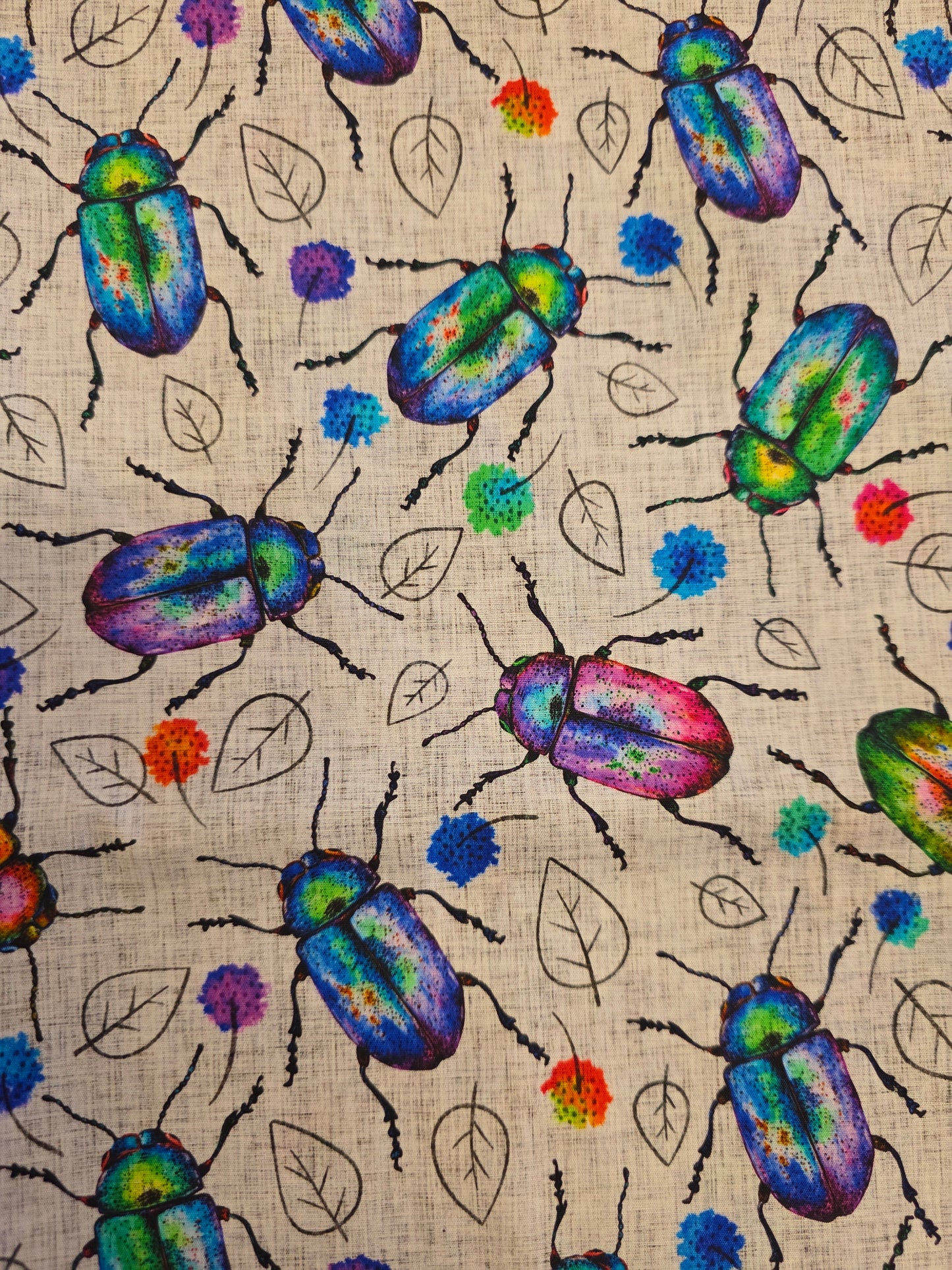 Fabric Mama Betsy Beetle Organic Poplin