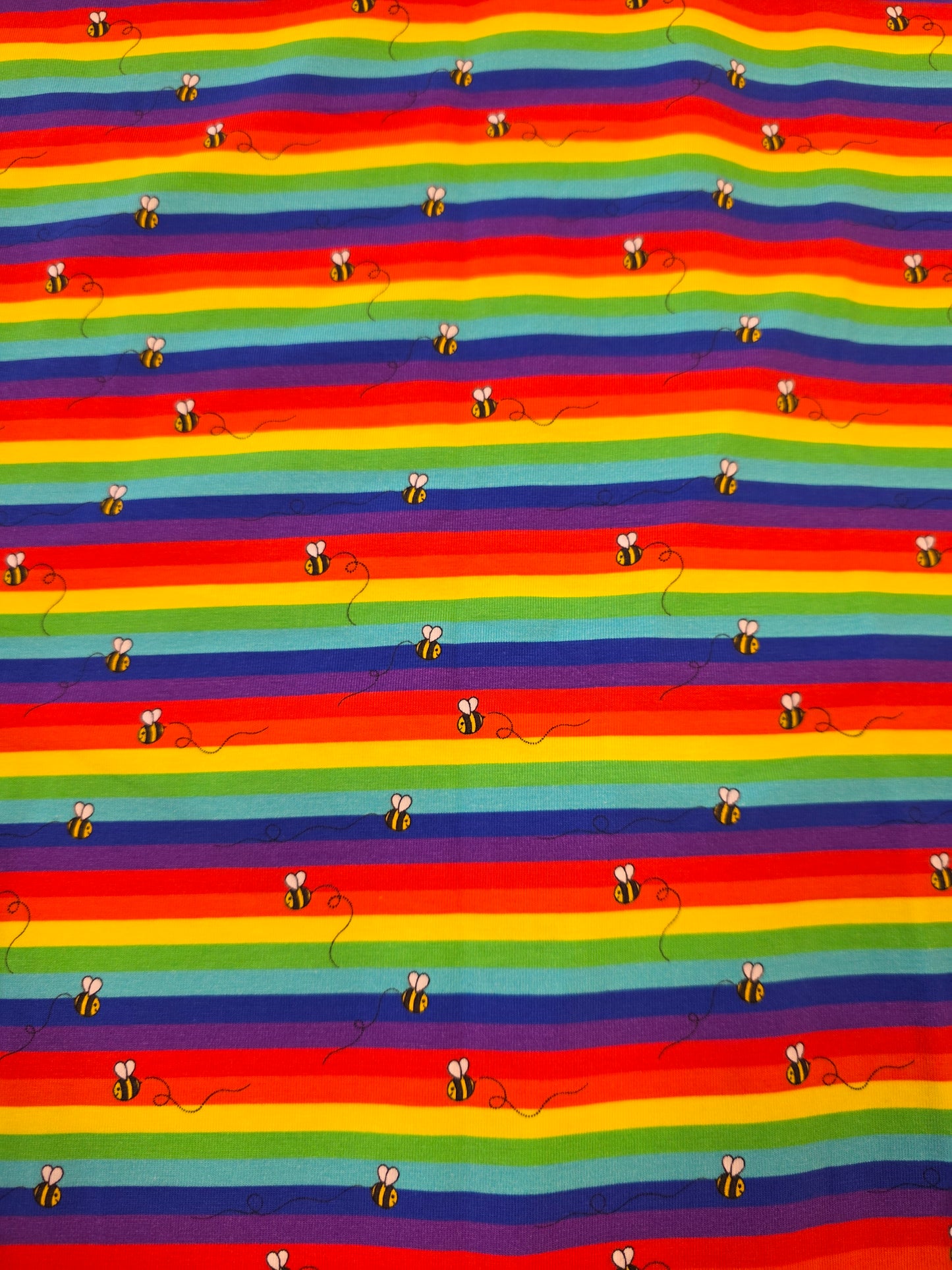 Fabric Mama Bees Stripes 180CL