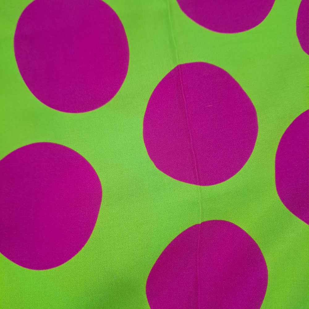 Suzz in Colour Big Spots Rayon 140gsm