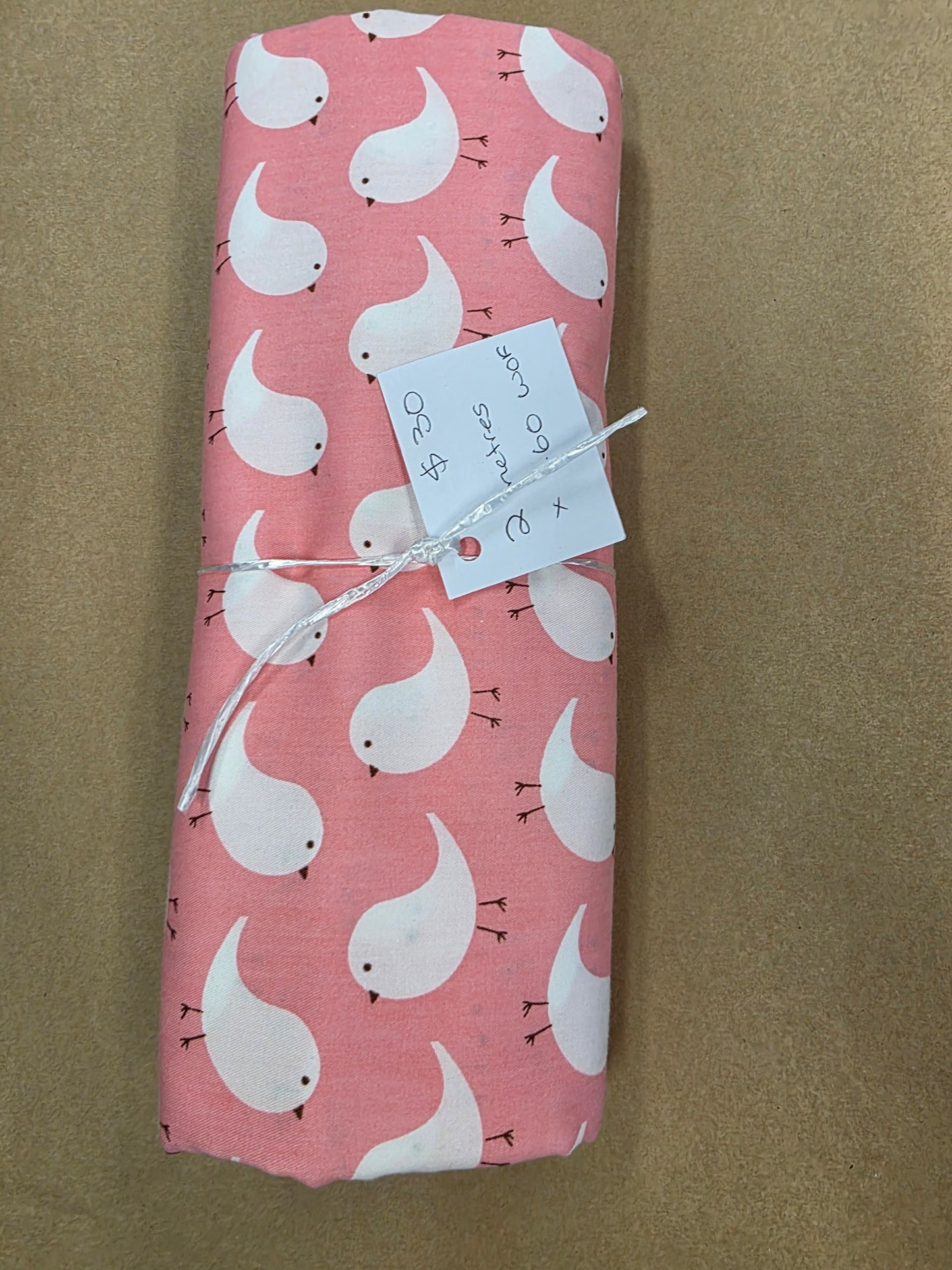 Birds Pink Fabric Bundle