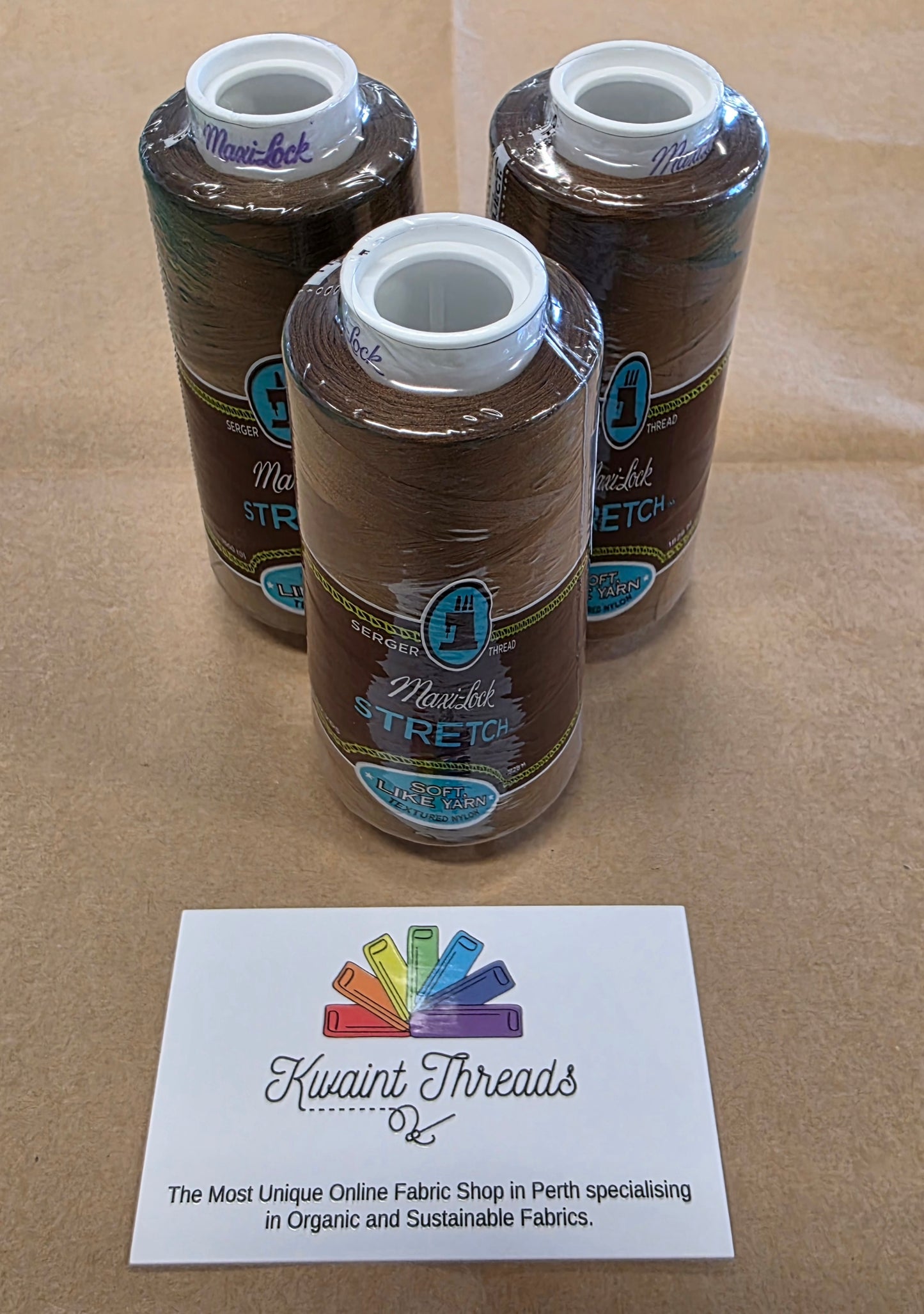 Brown Stretch Thread