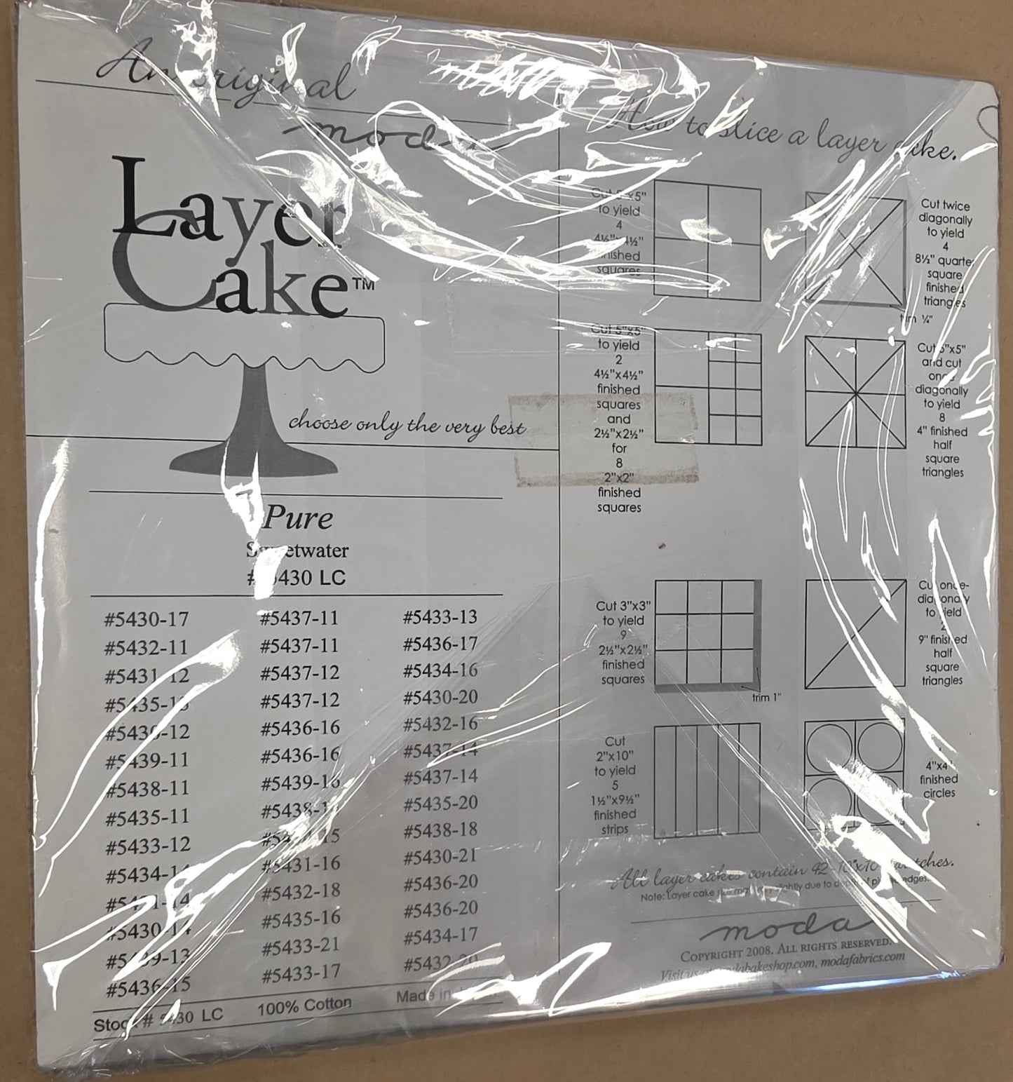 Moda Pure Layer Cake