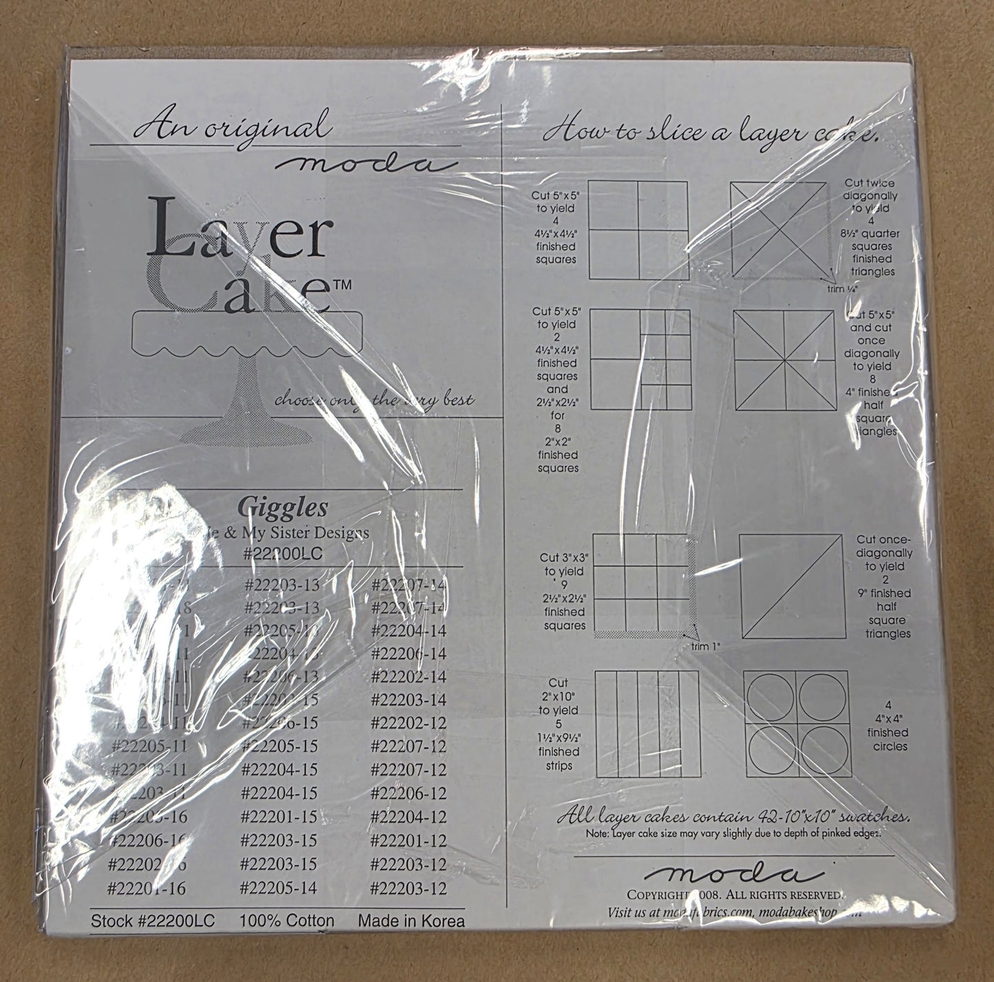 Moda Giggles Layer Cake