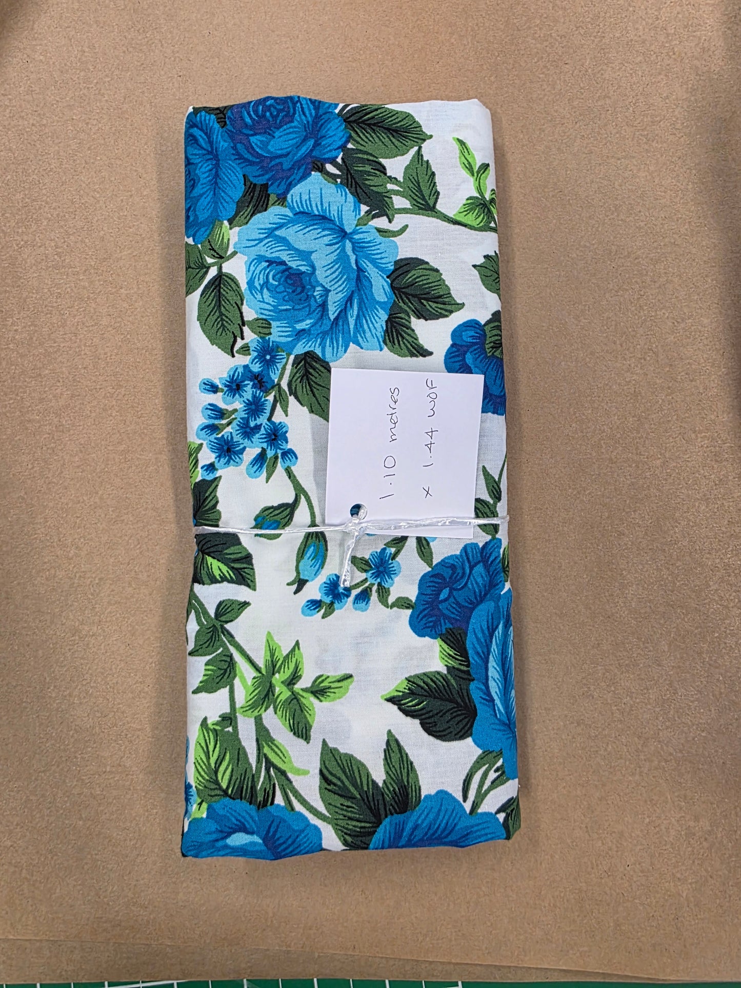 Blue Flowers Fabric Bundle