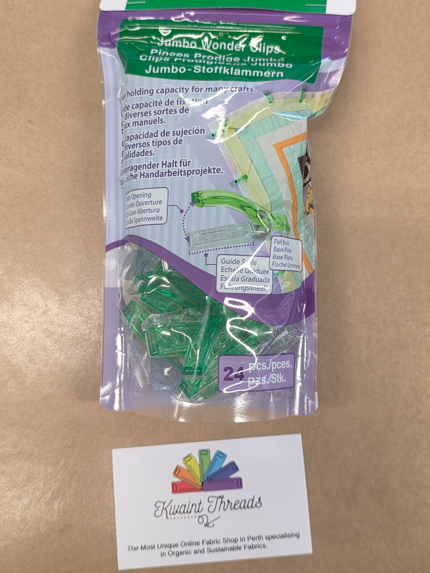 Clover Jumbo Wonder Clips 24 Pack