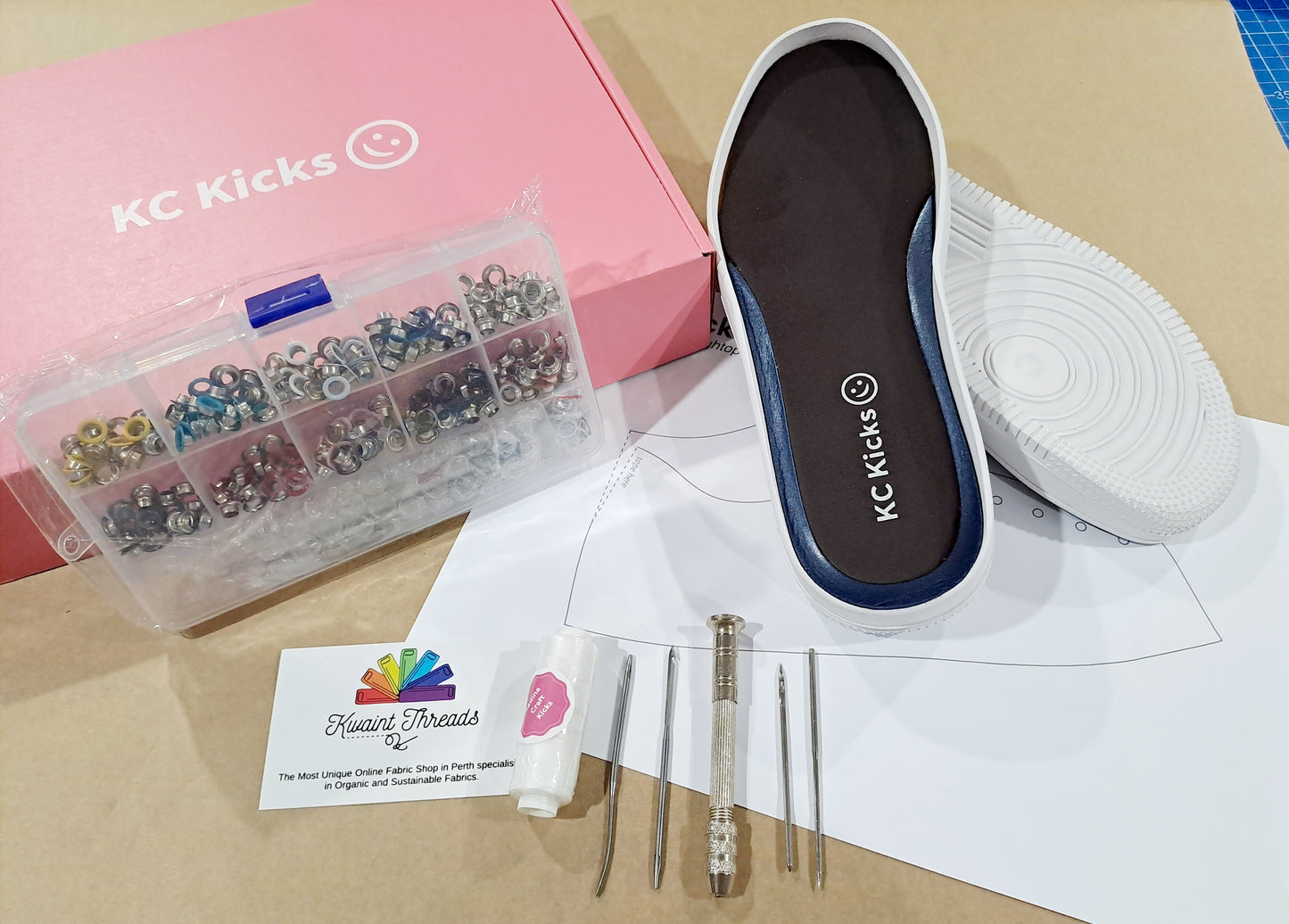 Kustom Kicks Basic Kit White