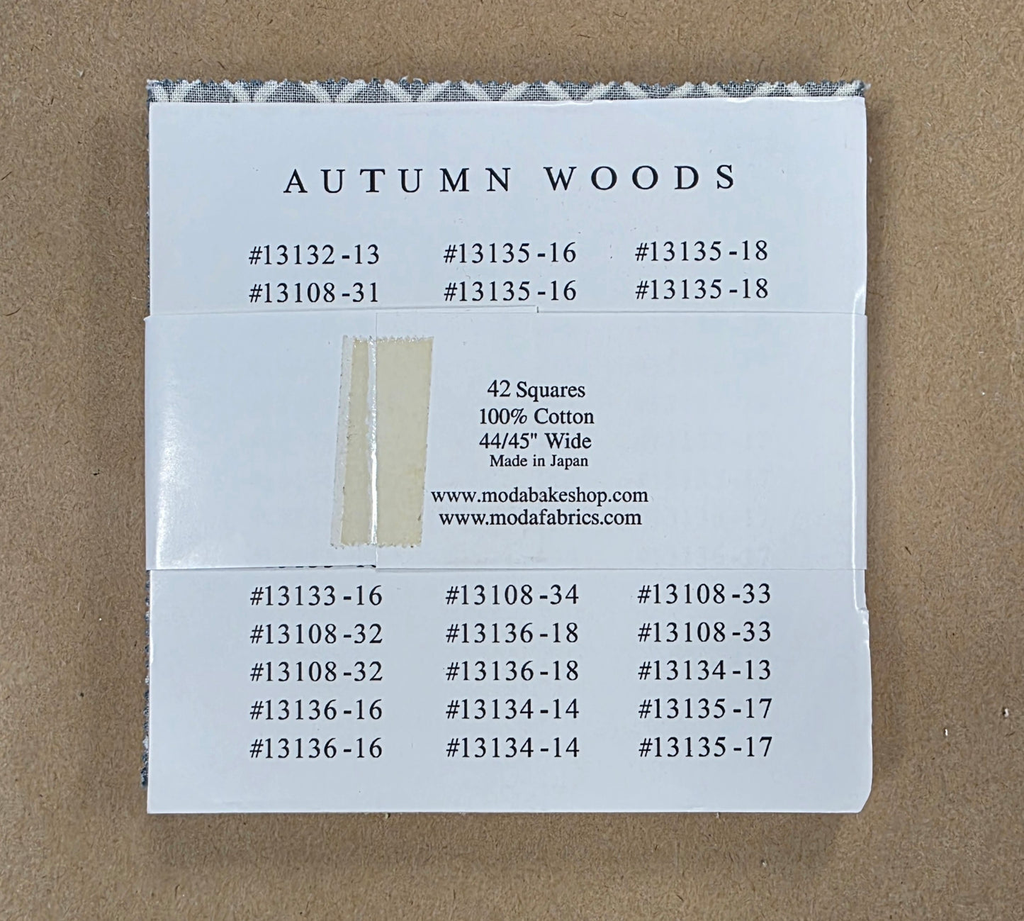 Moda Autumn Woods Charm Pack