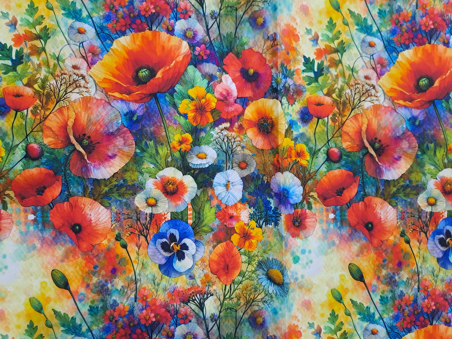 Kwaint AI Flowers 150gsm Twill