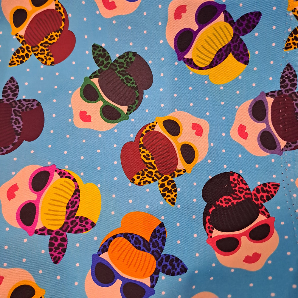 Fabric Mama Rockabilly Woman Organic 140gsm Poplin