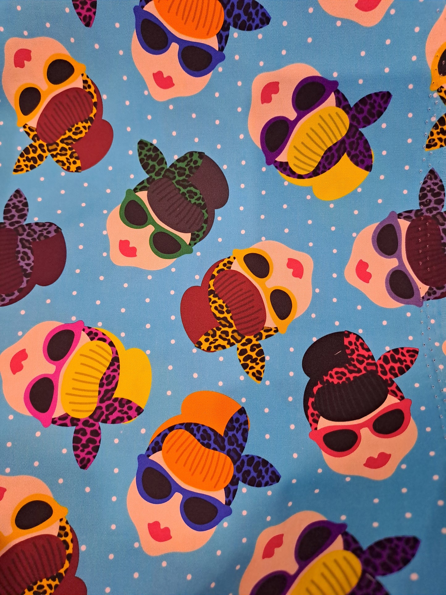 Fabric Mama Rockabilly Woman Organic 140gsm Poplin