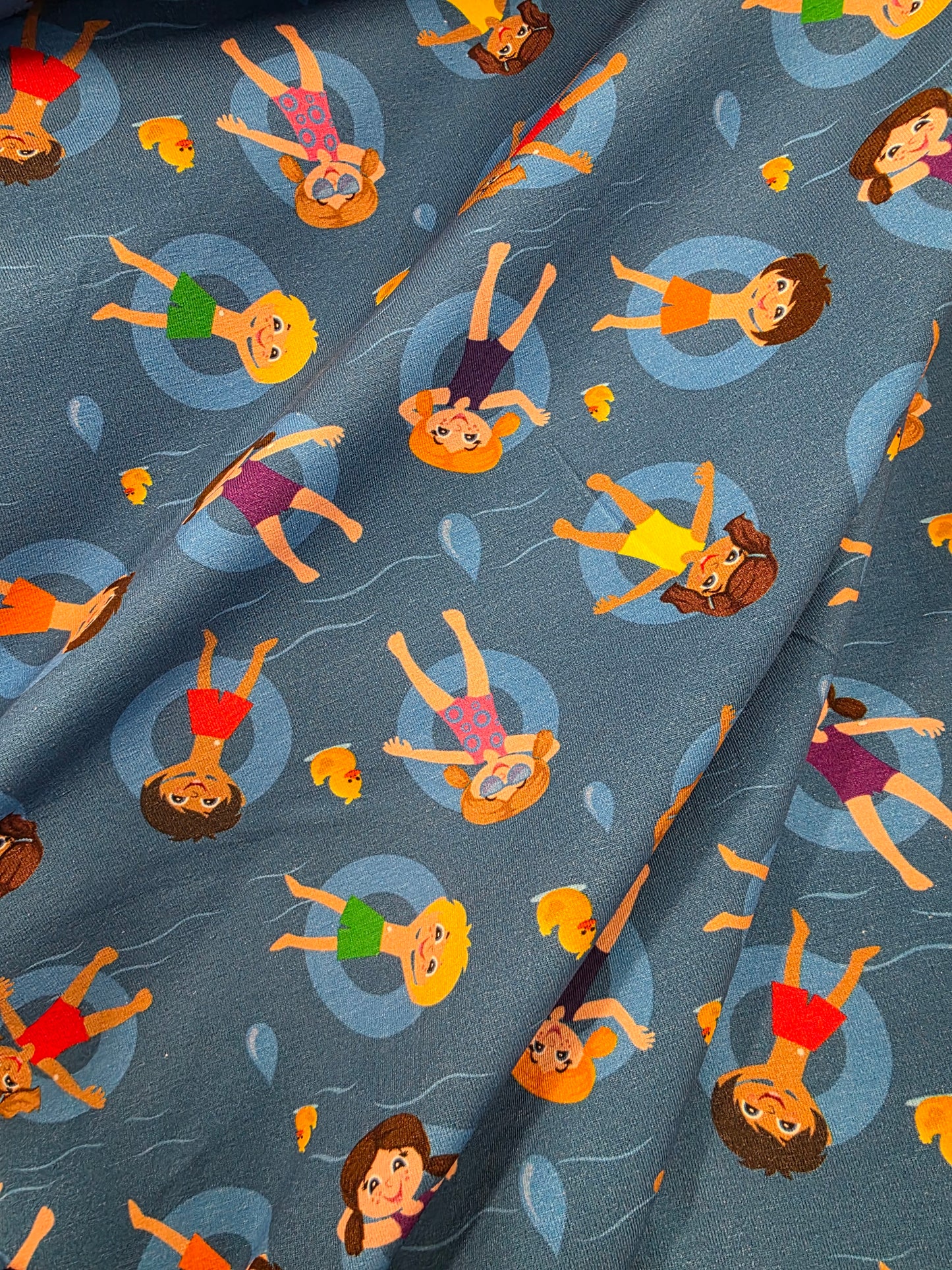 Euroknit Diabetes Awareness GOTS Cotton Lycra 220gsm