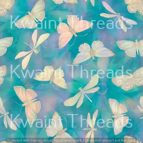 ArtPok Butterflies Teal Preorder